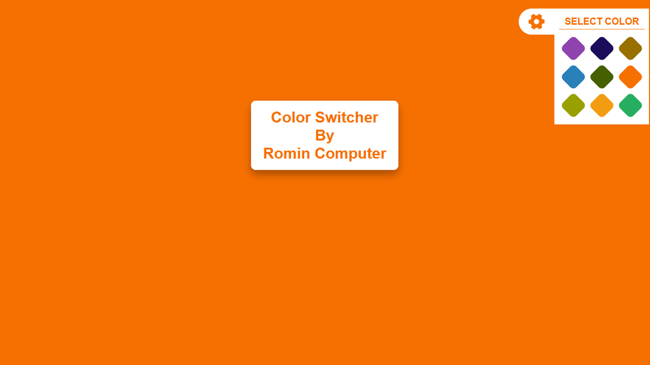 Creative Color Switcher in JavaScript by CodeCanyon